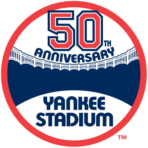 New York Yankees 1973 Stadium Logo heat sticker