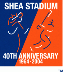 New York Mets 2004 Stadium Logo heat sticker
