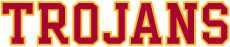 Southern California Trojans 2000-2015 Wordmark Logo 10 heat sticker