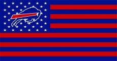 Buffalo Bills Flag001 logo custom vinyl decal