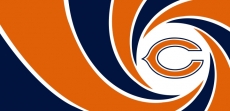 007 Chicago Bears logo heat sticker