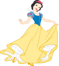 Snow White Logo 18 heat sticker