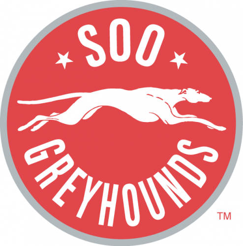 Sault Ste. Marie Greyhounds 2009 10-2012 13 Primary Logo heat sticker
