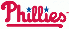 Philadelphia Phillies 1992-2018 Wordmark Logo custom vinyl decal