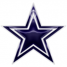 Dallas Cowboys Crystal Logo heat sticker