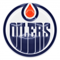 Edmonton Oilers Crystal Logo heat sticker