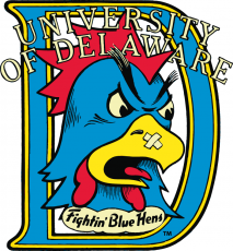 Delaware Blue Hens 1987-1998 Primary Logo custom vinyl decal