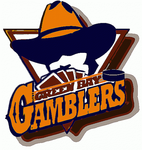 Green Bay Gamblers 1996 97-2002 03 Primary Logo custom vinyl decal