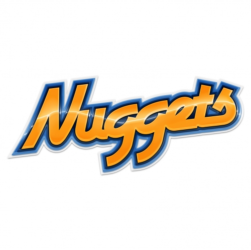 Denver Nuggets Crystal Logo heat sticker