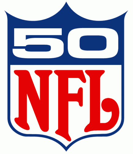 National Football League 1969 Anniversary Logo heat sticker