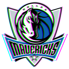 Phantom Dallas Mavericks logo heat sticker