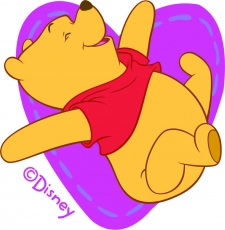 Disney Pooh Logo 19 custom vinyl decal
