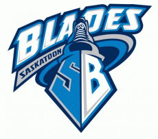 Saskatoon Blades 2004 05-2016 17 Primary Logo custom vinyl decal