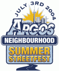 Toronto Argonauts 2004 Special Event Logo heat sticker