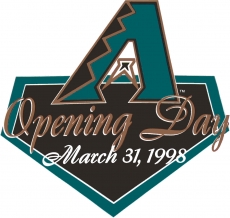 Arizona Diamondbacks 1998 Special Event Logo custom vinyl decal