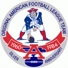 New England Patriots 1984 Anniversary Logo custom vinyl decal
