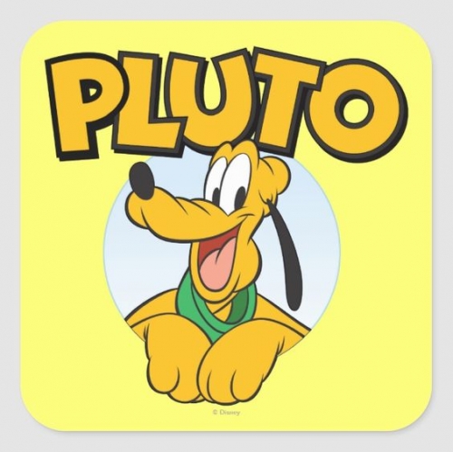 Pluto Logo 15 heat sticker