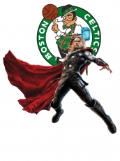 Boston Celtics Thor Logo custom vinyl decal