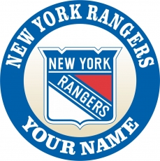 New York Rangers Customized Logo heat sticker