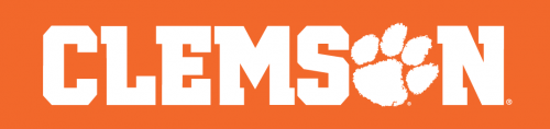 Clemson Tigers 2014-Pres Wordmark Logo 12 heat sticker