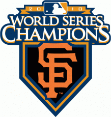 San Francisco Giants 2010 Champion Logo heat sticker
