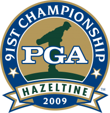 PGA Championship 2009 Primary Logo heat sticker