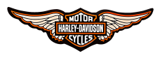 Harley Davidson brand logo 03 custom vinyl decal
