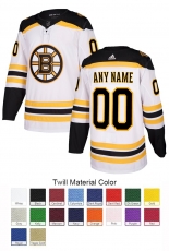 Boston Bruins Custom Letter and Number Kits for Away Jersey Material Twill