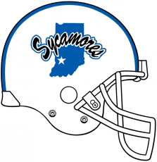 Indiana State Sycamores 1991-Pres Helmet 01 custom vinyl decal