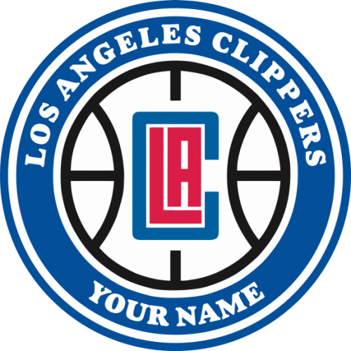 Los Angeles Clippers Customized Logo heat sticker