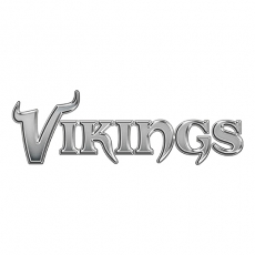 Minnesota Vikings Silver Logo heat sticker