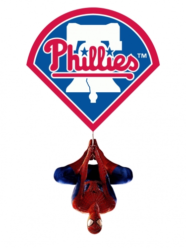 Philadelphia Phillies Spider Man Logo heat sticker