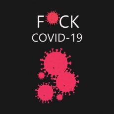 Covid19-17 Logo custom vinyl decal
