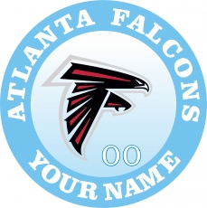 Atlanta Falcons Customized Logo custom vinyl decal