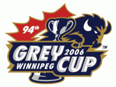 Grey Cup 2006 Primary Logo heat sticker