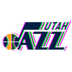 Phantom Utah Jazz logo heat sticker