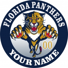 Florida Panthers Customized Logo heat sticker