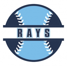 Baseball Tampa Bay Rays Logo heat sticker