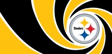 007 Pittsburgh Steelers logo heat sticker