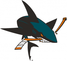San Jose Sharks 2007 08 Secondary Logo heat sticker
