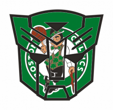 Autobots Boston Celtics logo custom vinyl decal