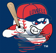 Lowell Spinners 1996-2008 Cap Logo heat sticker