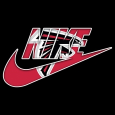 Atlanta Falcons Nike logo heat sticker