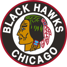 Chicago Blackhawks 1941 42-1954 55 Primary Logo custom vinyl decal