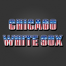 Chicago White Sox American Captain Logo custom vinyl decal