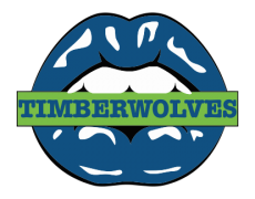 Minnesota Timberwolves Lips Logo heat sticker