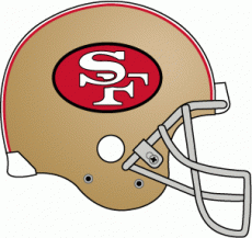 San Francisco 49ers 1989-1995 Helmet Logo heat sticker