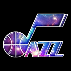 Galaxy Utah Jazz Logo heat sticker