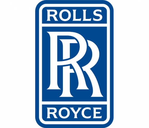 Rolls Royce logo heat sticker