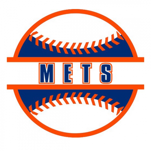 Baseball New York Mets Logo heat sticker